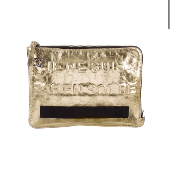 Gold CHANEL Clutch - Picture 5 of 7